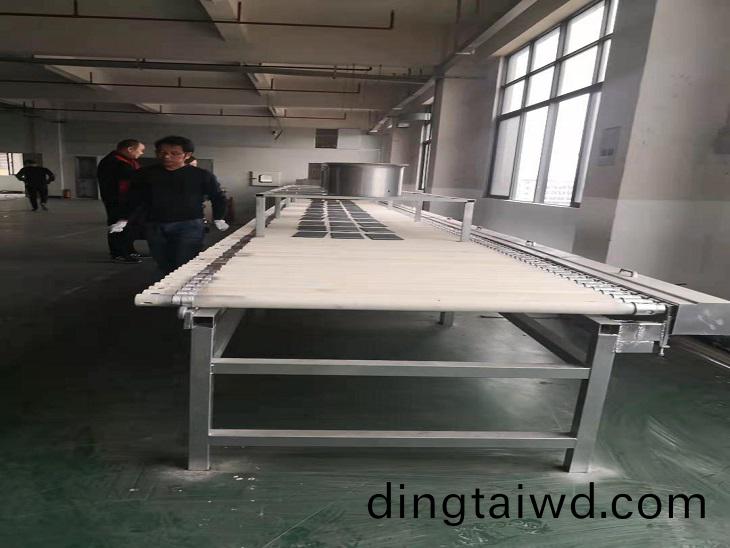 公司第一條自動化生産線投産試運行(xing)